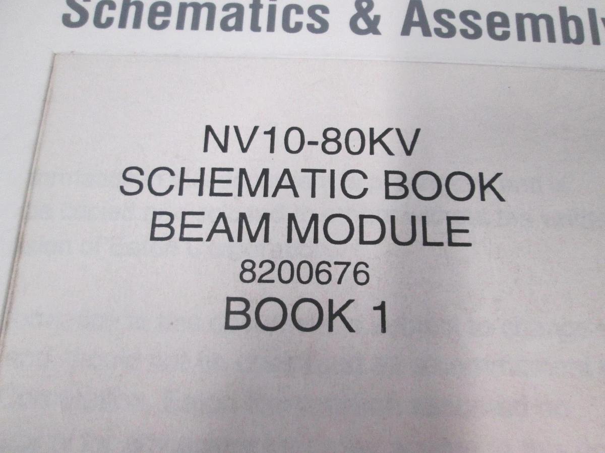 Used Eaton, NV10-80KV, Book 1, Schematics Book Beam Module, Used