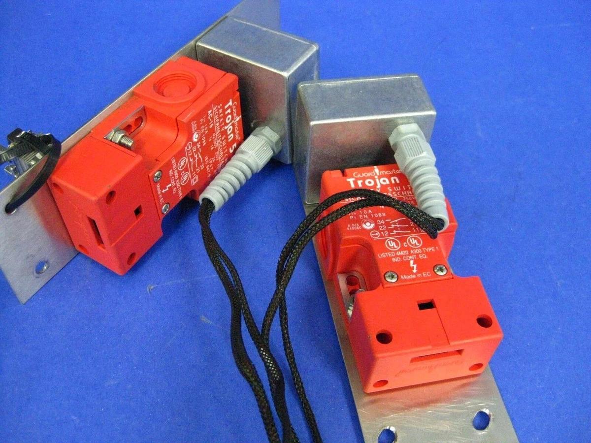 Used Trojan AC-15 Guard Master Safety Switch - LOT of 2, Used