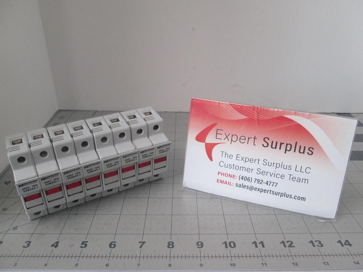 Marathon, 6SM30A-I, Midget Fuse Holder, 600V, Used, Lot of 4