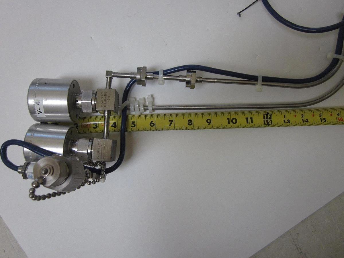 Used Air Products Pigtail Assembly for a GasGuard 450 Gas Cabinet CGA 320