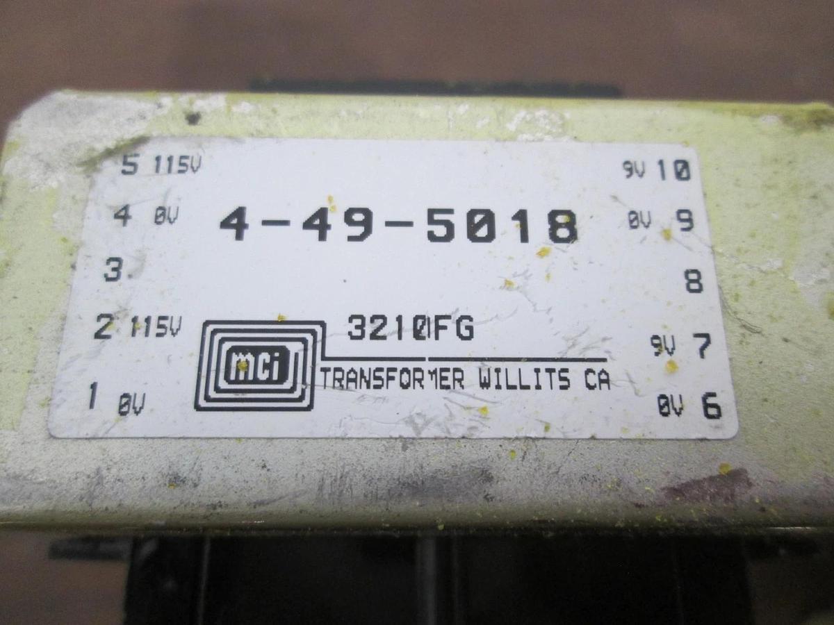 Used MCI, 4-49-5018, Power Transformer, 3210FG, Used, Lot of 2