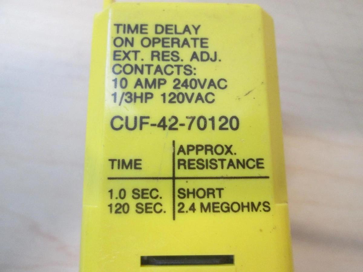 Used Potter & Brumfield, CUF-42-70120, Time Delay Relay, 240VAC, Used