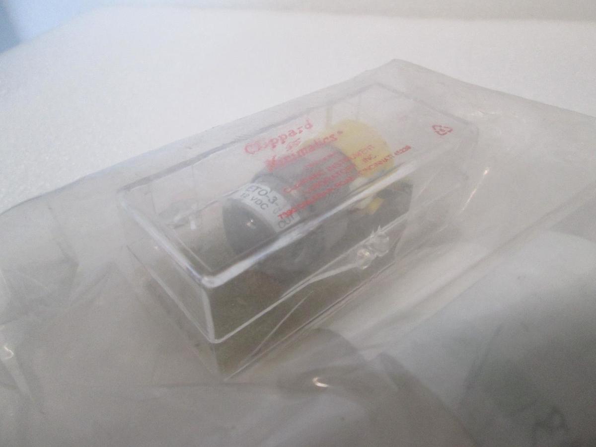 Clippard, ETO-3, Miniature Solenoid Valve, 12 VDC, New