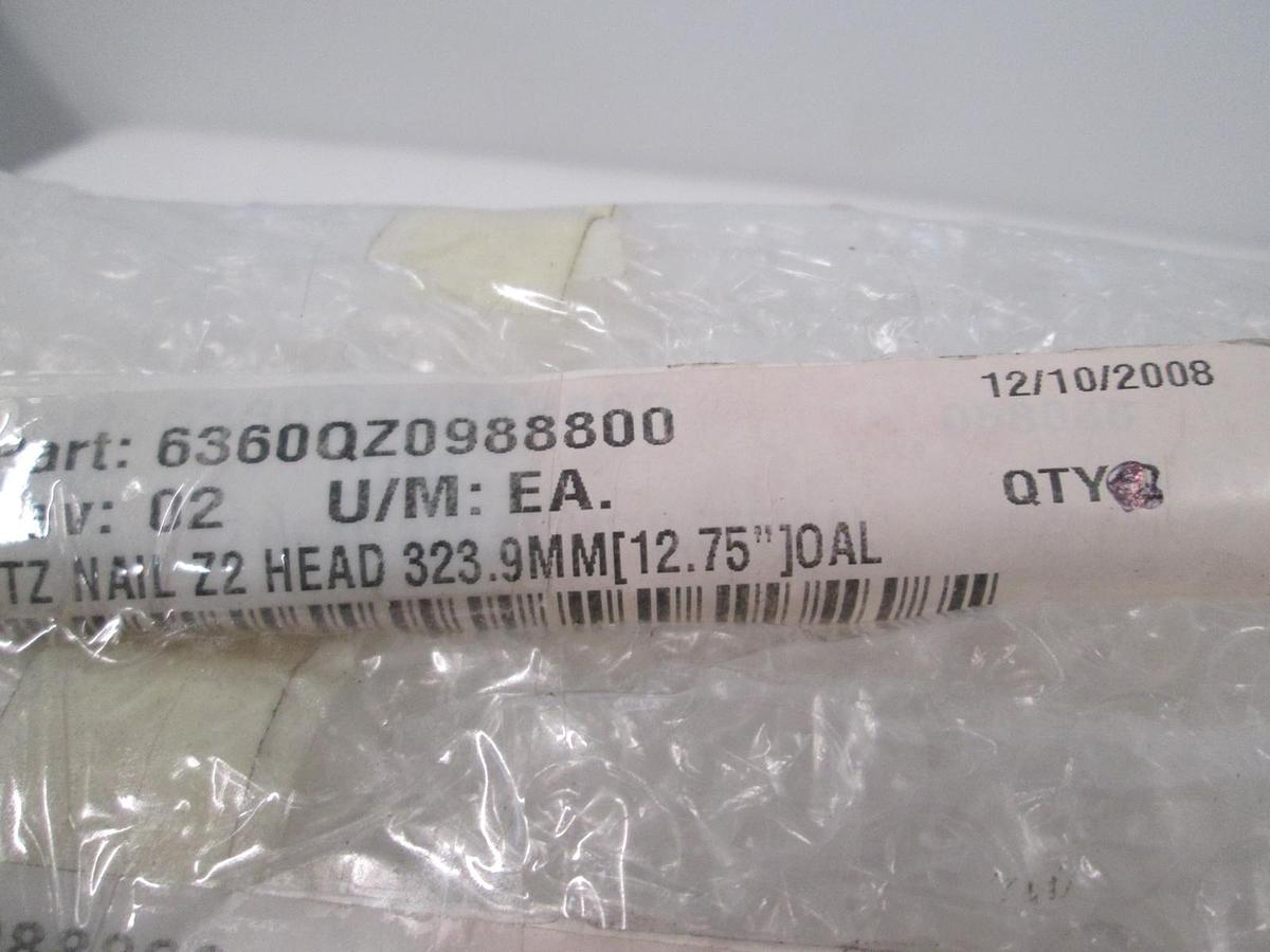 Used Quartz SLV Z2 Nail, 323.9mm, 12.75" 10AL, New, Lot of 8