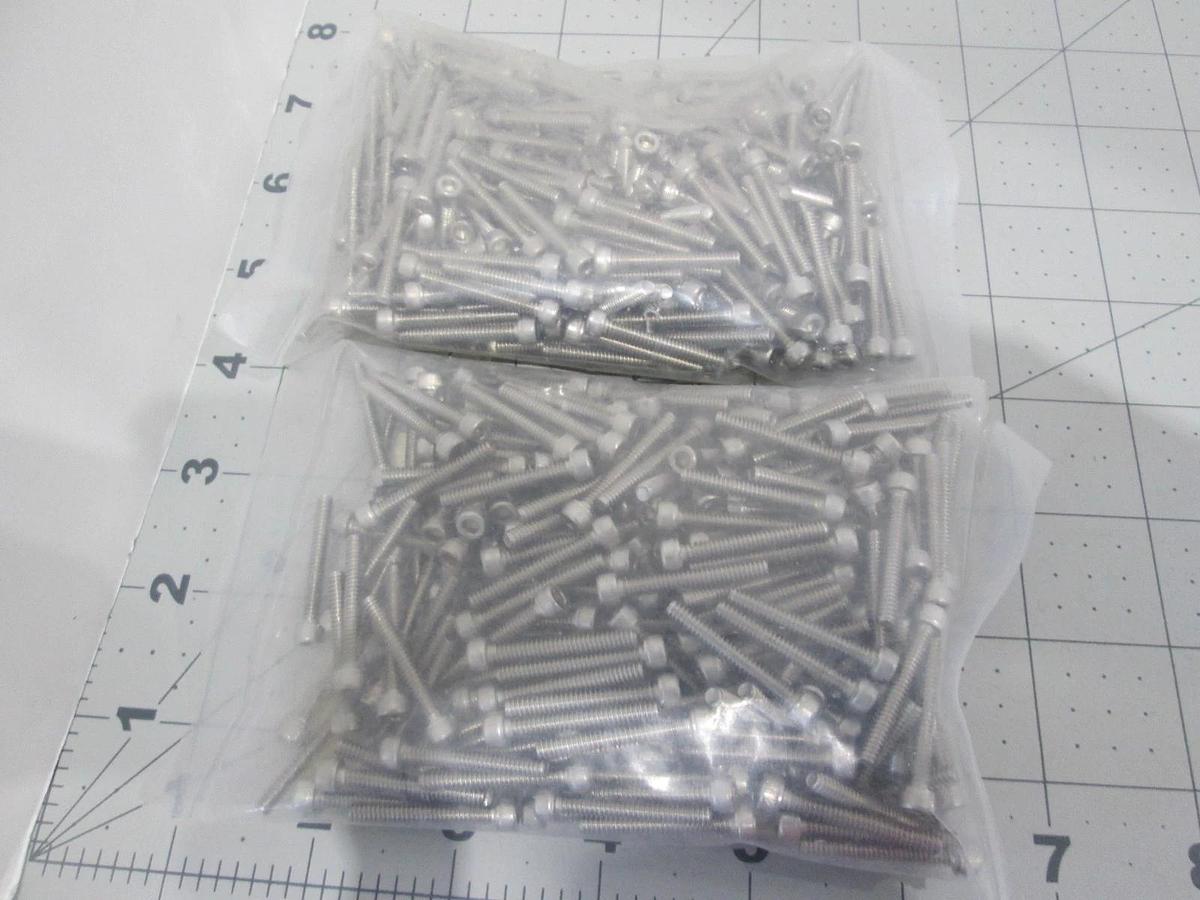 Esco/Aimsystem, Screw, Hex SKT CAP, 6-32X1LSS, New, Lot of 500