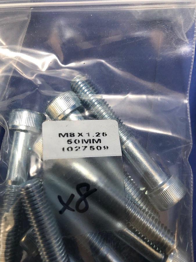 M8-1.25 x 50mm Hex Socket Head Screws, Lot of 80 New