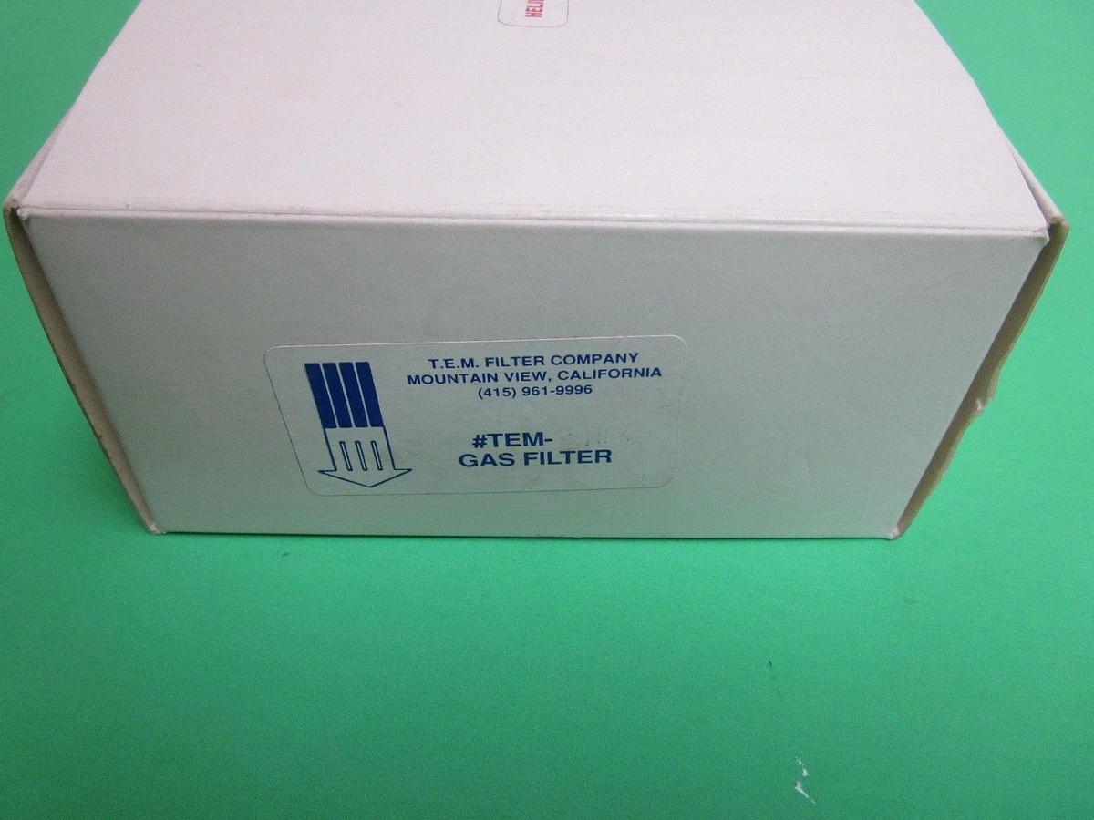 T.E.M. Gas Filter TEM-8711-6, 3/8" Compression Seal