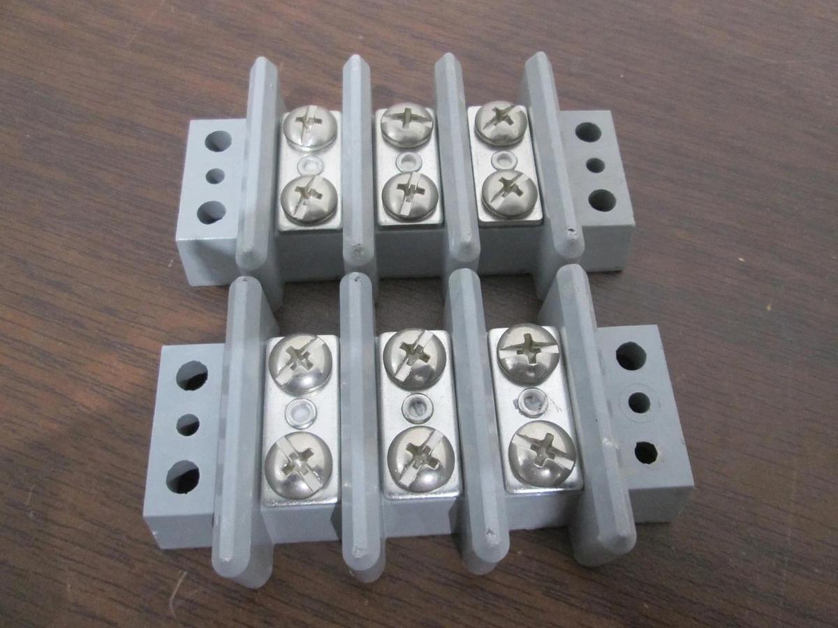 Used Kulka, 603, 3 Position Terminal Block, Used, Lot of 2