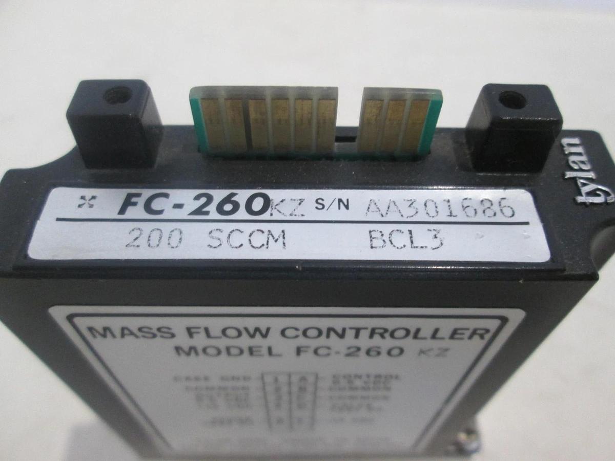Used Tylan, FC-260KZ, Mass Flow Controller, 200 SCCM, BCL3, Used