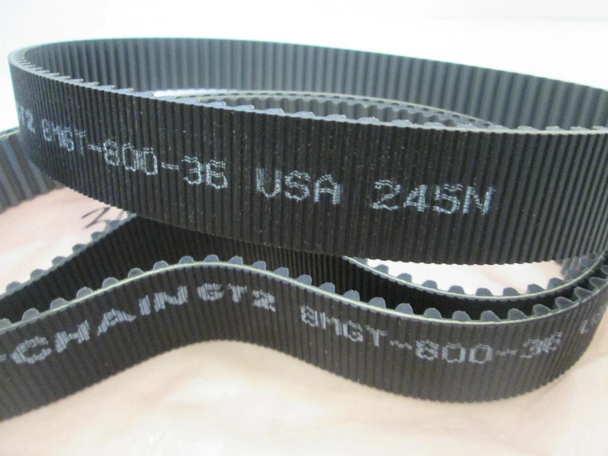 Gates Poly Chain, 3080-01126, Black Timing Belt, 8MMP x 36MMW, New, Lot of 3