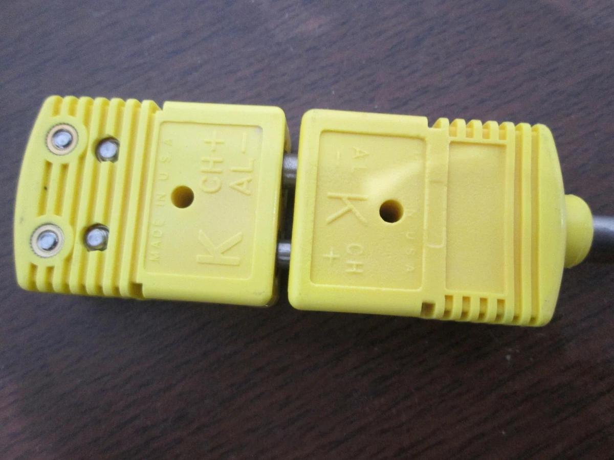 Used Omega, KQXL-316U-8, Quick Disconnect Thermocouple, Type K, Used