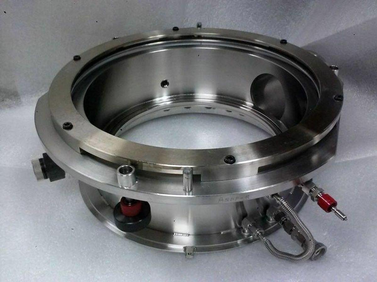 Used TEL Tokyo Electron 1187-131743-12, 2185-033126-12 Manifold Flange Plenum, Alpha8