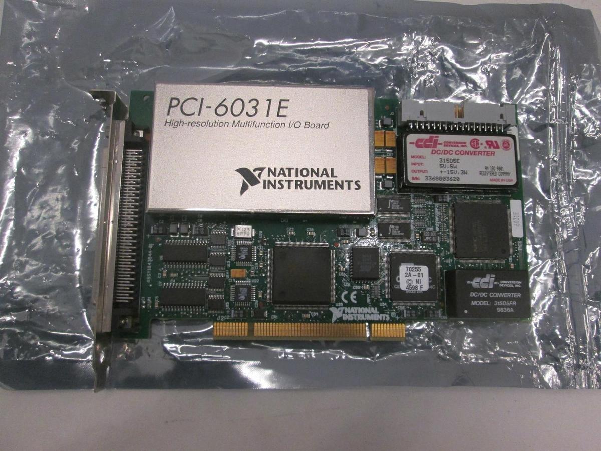 National Instruments, PCI-6031E, Multifunction Data Acquisition Board, New