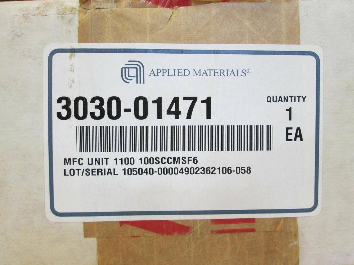 Used Unit UFC-1100 Mass Flow Controller, SF6, 100 SCCM, Refurbished
