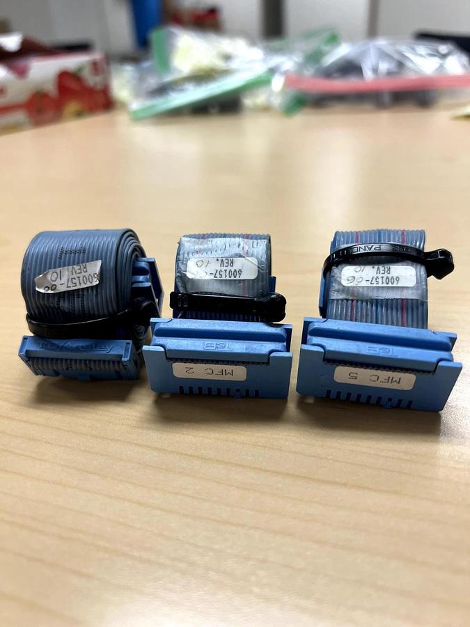 Used T&B/ Ansley SVG VTR Ribbon Cable 600157-06 REV-10 Lot of 3