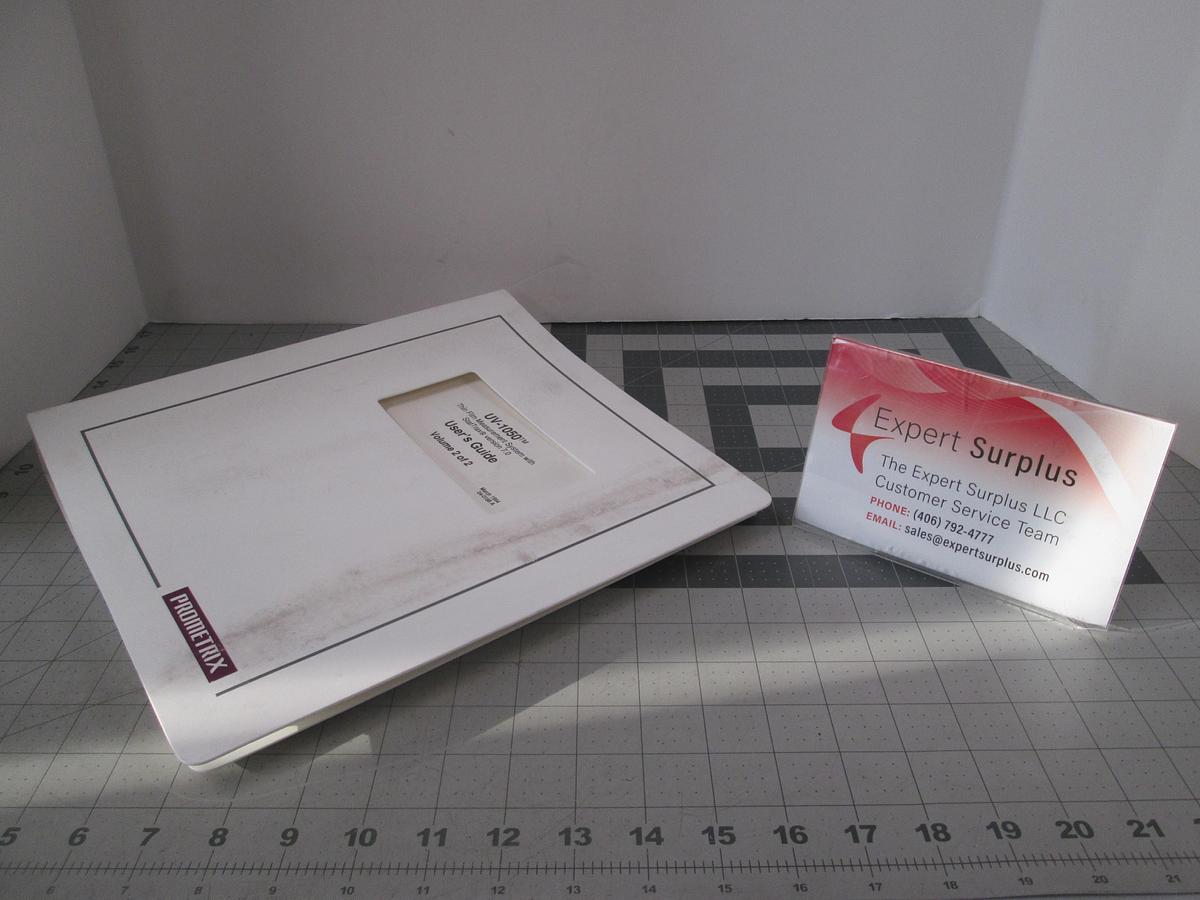 Used Tencore, UV-1050, StatTrax Version 7.0 Volume 2, User's Guide, Used