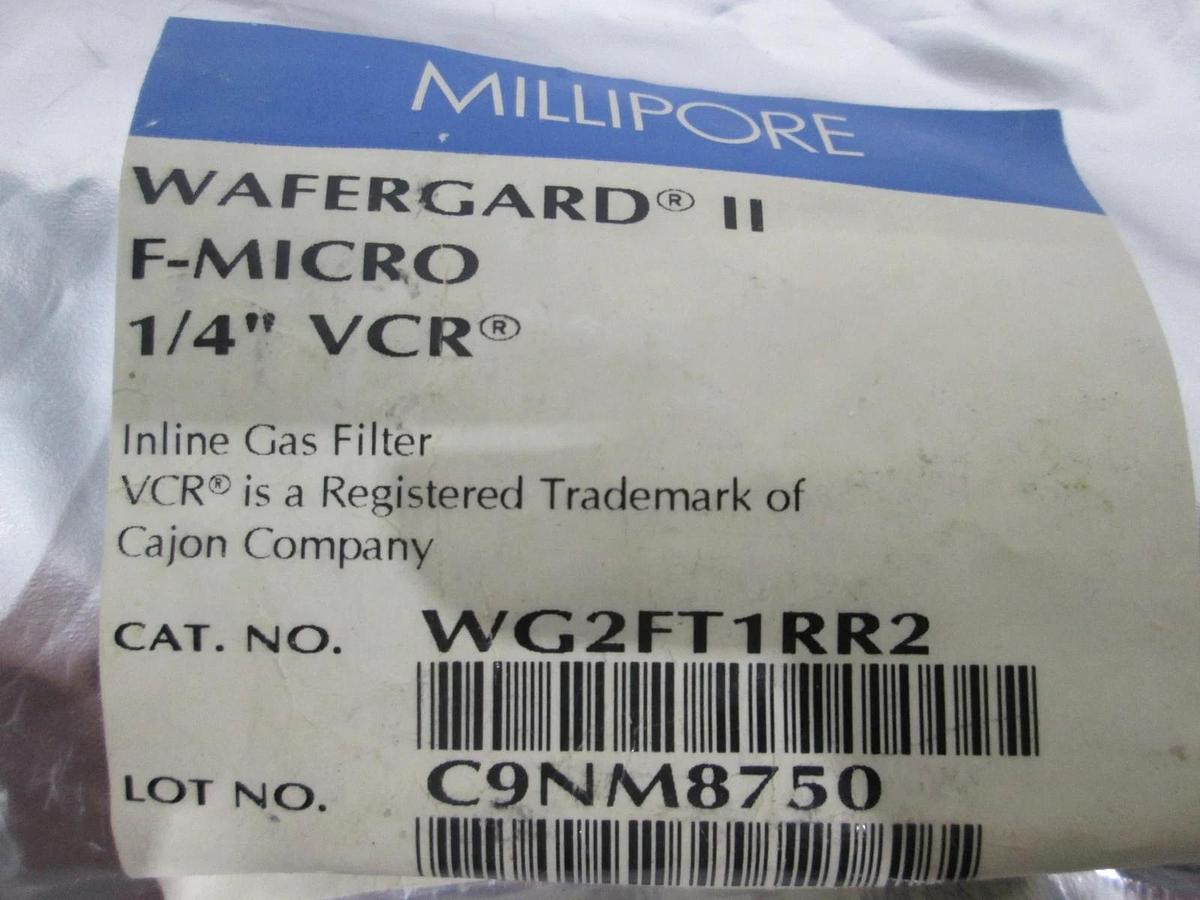 Millipore, WG2FT1RR2, Inline Gas Filter, 1/4" VCR, New