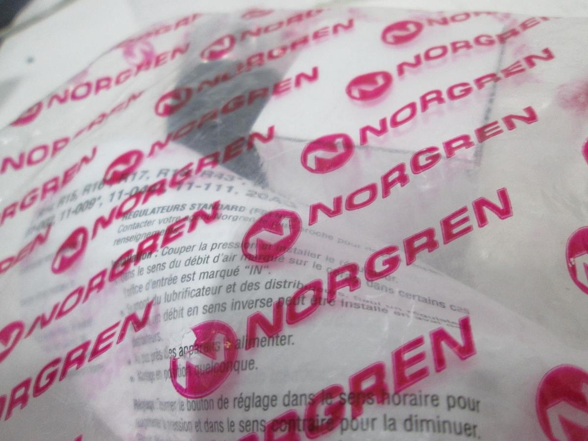 Used Norgren, R04-100-RGEA, Regulator, 400 PSIG Max In, 50 PSIG Max Out, New