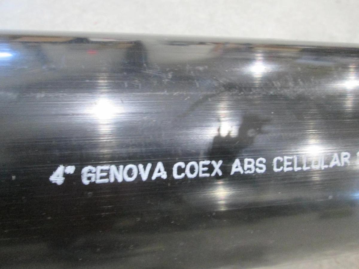 Used Genova Coex, Abs Cellular, 4" DWV Pipe IPS SCH 40 ASTM, Used