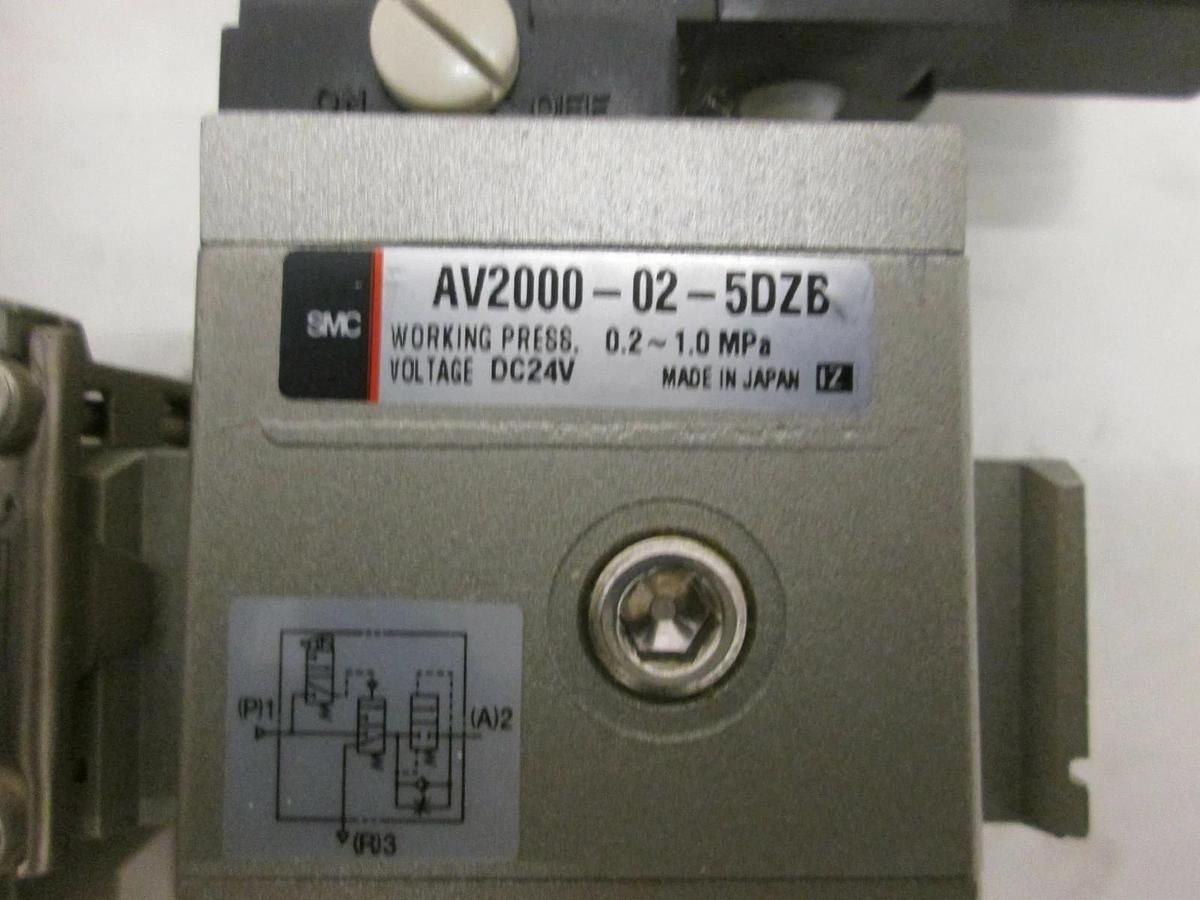 Used SMC, AW2000-02-5DBZ, AF20-02-C, Filter Regulator Assy, Used