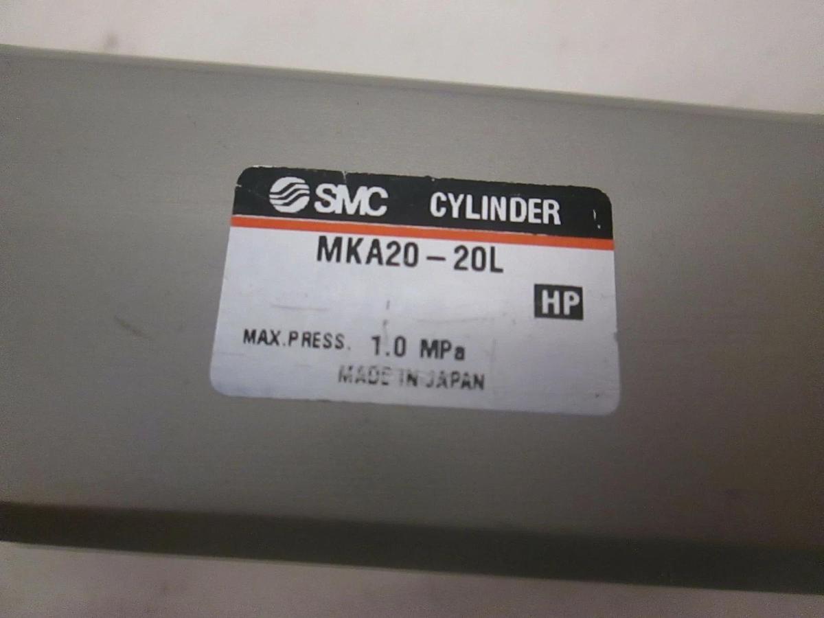Used SMC, Pneumatic Cylinder, CDQ2B20-50D (1) and MKA20-20L (1), Used