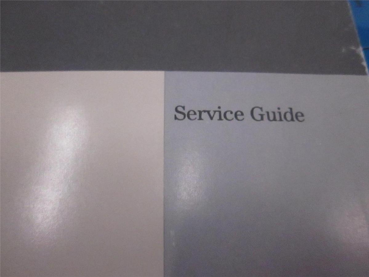 Used HP 16550A 100-MHz State/500MHz Timing Logic Analyzer Service Guide, Used