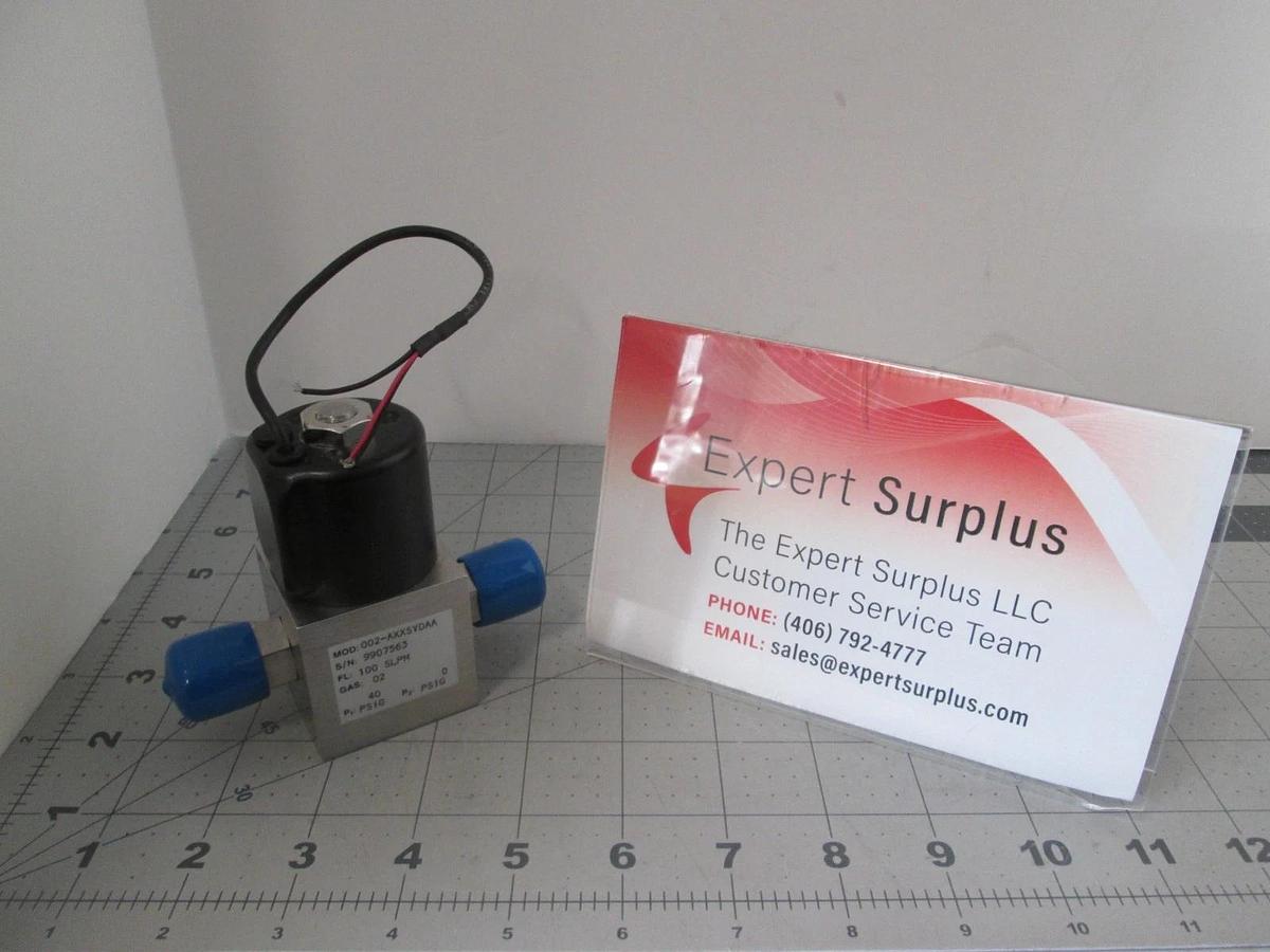 Porter Instruments, 002-AXXSVDAA, Process Control Valve, 100 SLPM, O2, 0-40PSIG