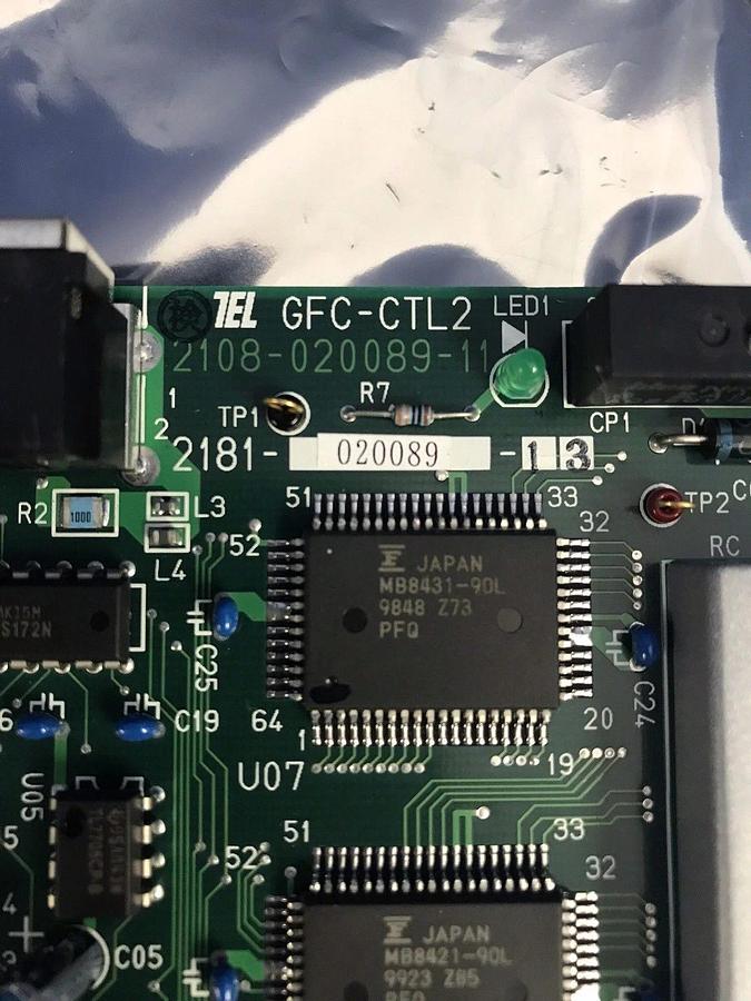 Used TEL GFC-CTL2 2108-020089-11, 2181-020089-13 PCB Assy, Used