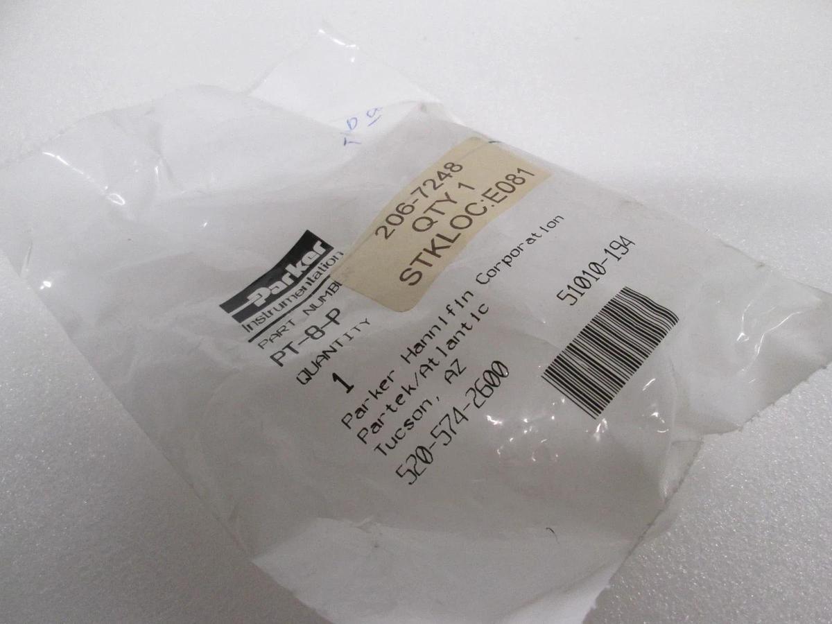 Parker, PT-8-P, Teflon Tee, 206-7248, New