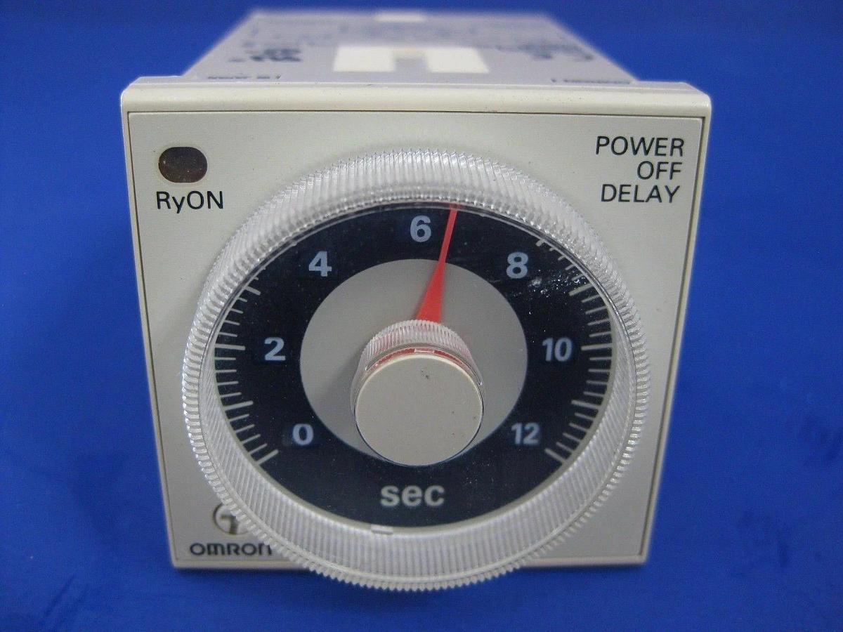 Used OMRON H3CR-H8L Time Delay Relay, 12 Sec, pulled from a working tool