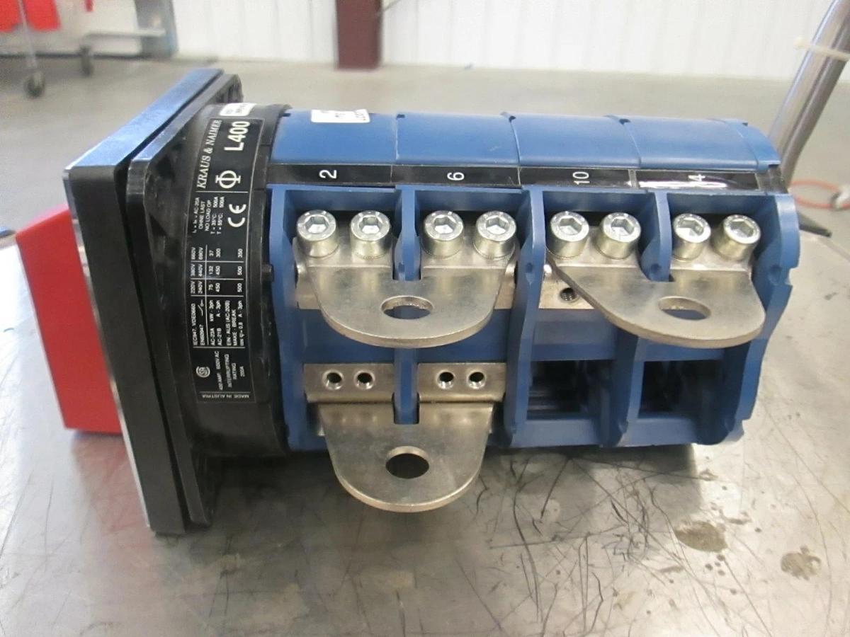 Used Kraus and Naimer L400, Furnace Switch 400A, tested