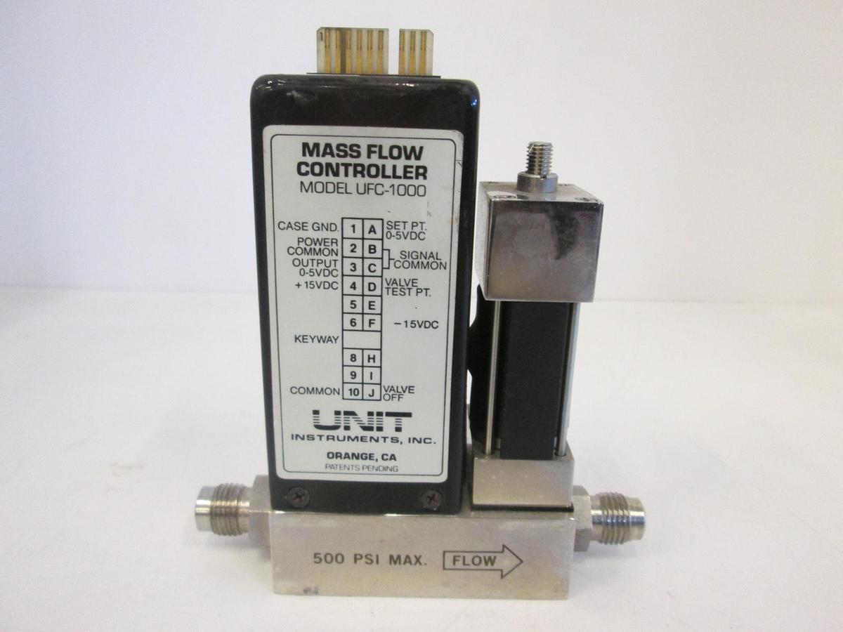 Used Unit Instruments, UFC-1000, Mass Flow Controller, 10 SLM, O2, Used