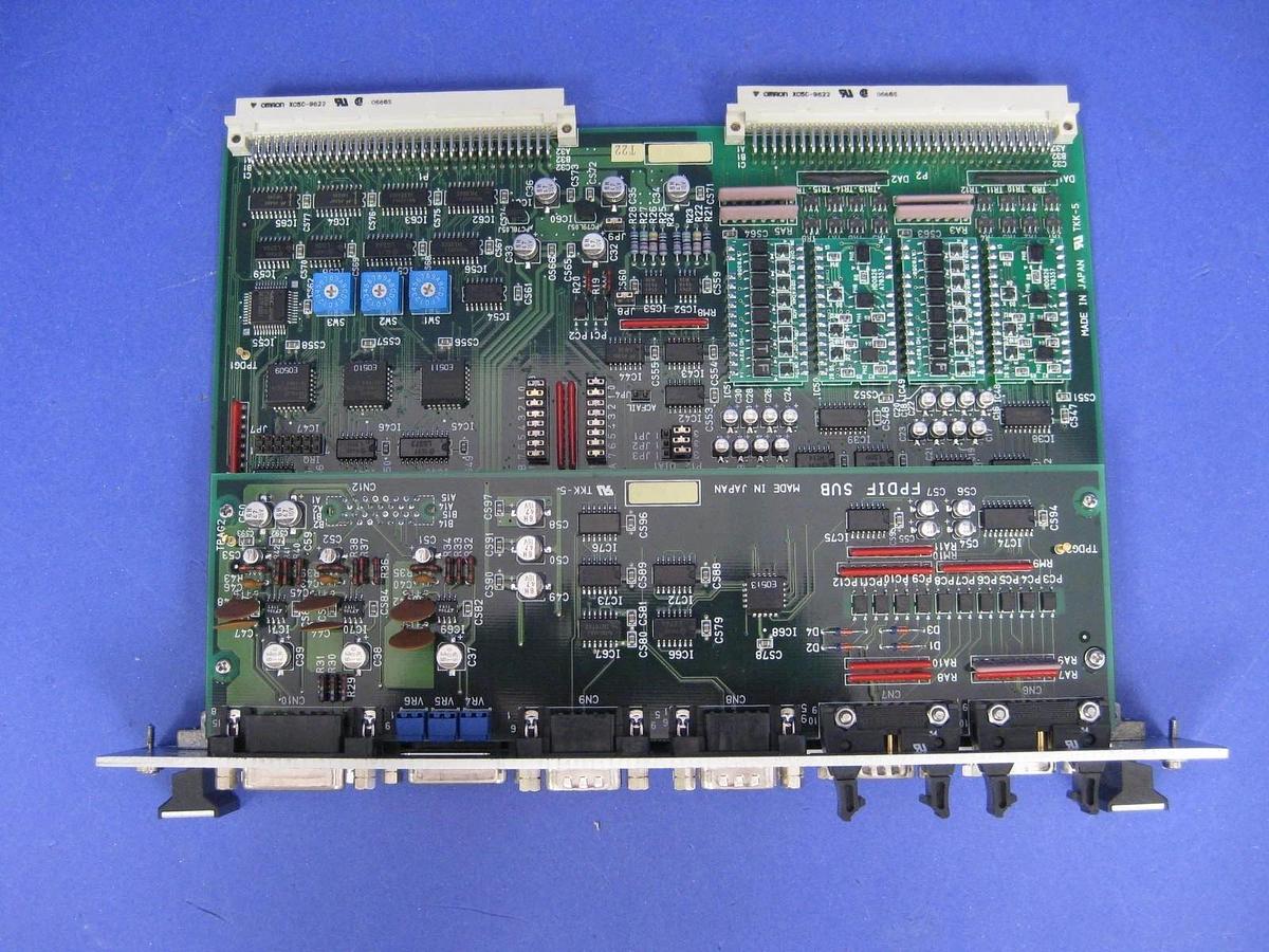 Used TEL Tokyo Electron TVB0009-1 FPDIF Main & Sub PCB Module for Waves Controller