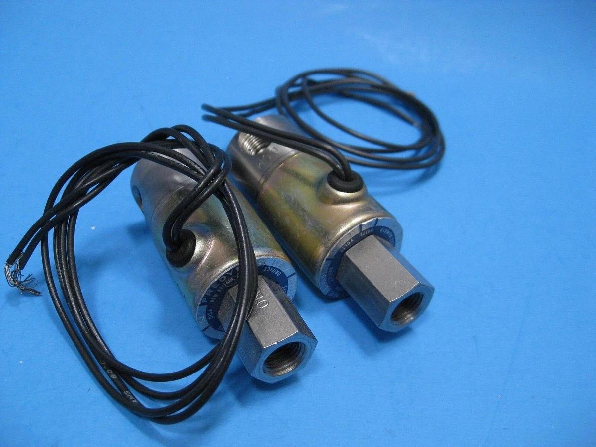 Predyne B3313-S1 Solenoid 2-Way Valve, 75 psig, 115V, New, Lot of 2