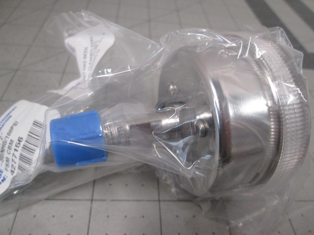 Wika, 230.25, 2", -30-0-100 PSI, Back Mount, New