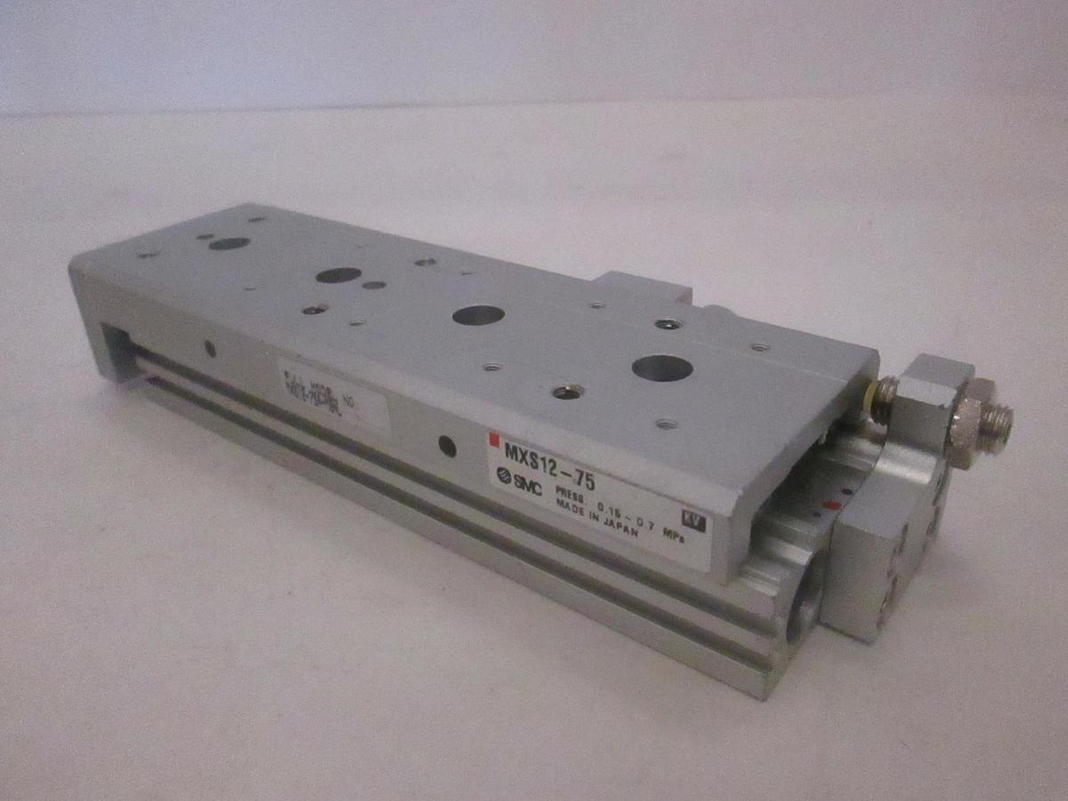Used SMC, Slide Cylinder, MXS12-75, Used
