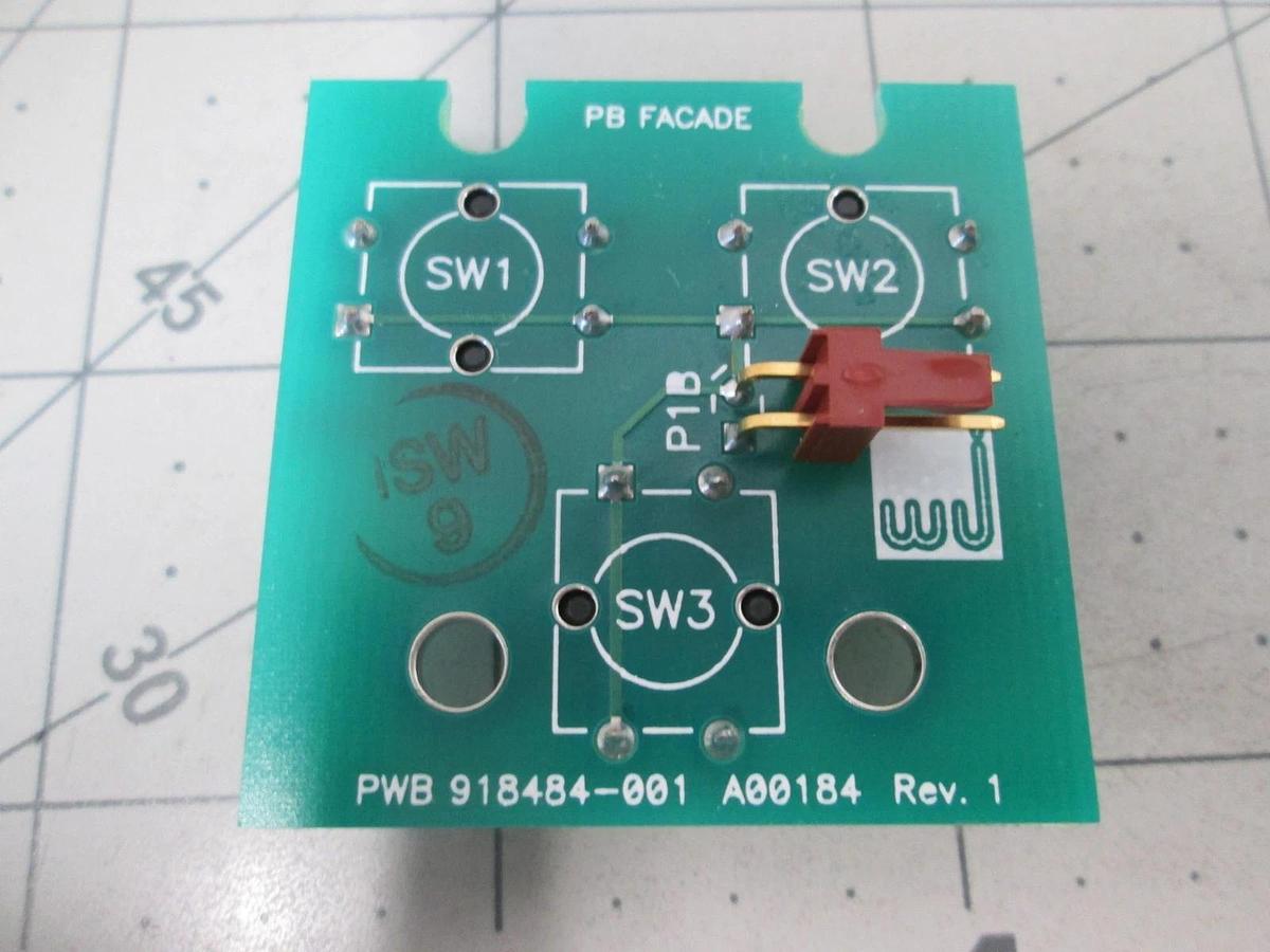 Watkins Johnson, Teltec, 918484-001, Push Button PCB Assy, New