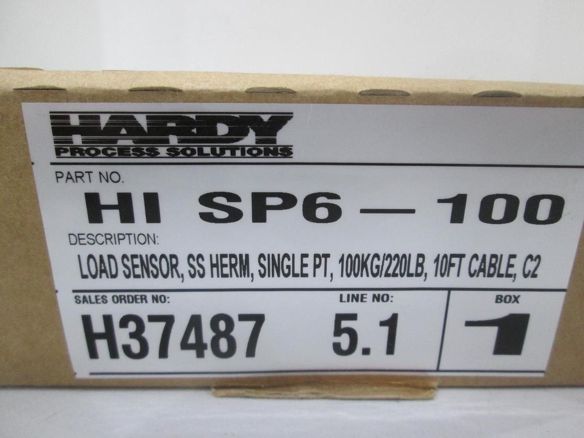Used Hardy, HI SP6-100, Load Sensor, SS Herm, Single PT, 10Ft Cable, C2, New