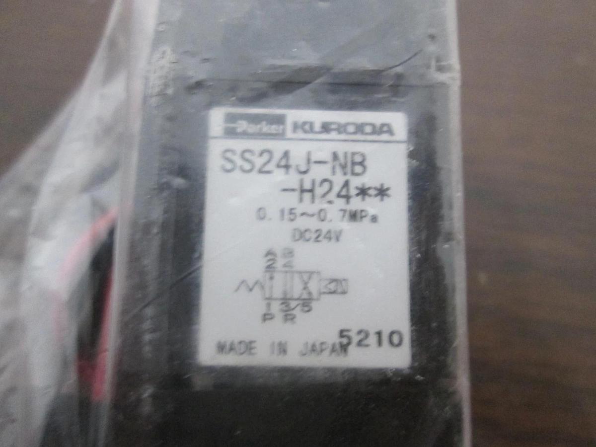 Parker, SS24J-NB-H24, Solenoid Valve, 0.15-0.7MPa, New