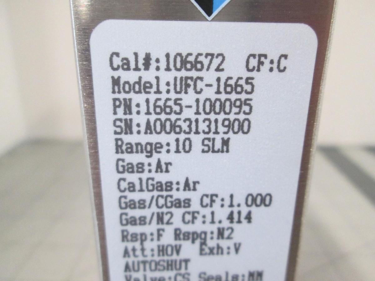 Used Unit, UFC-1665, Ar, 10 SLM, Mass Flow Controller, New