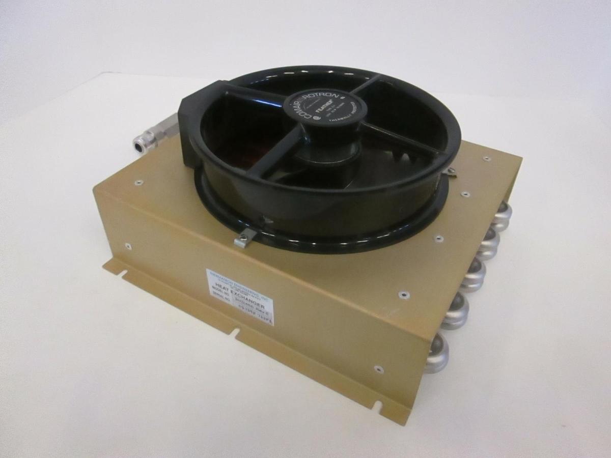 Used Thermatron, 31121000, Heat Exchanger w/ SS Tubes and Copper Fins, Fan, Used