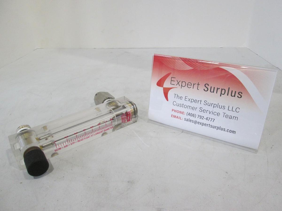 Used King Instruments, 1-8 SCFM-Air-STP-Read Float, Flowmeter, Used