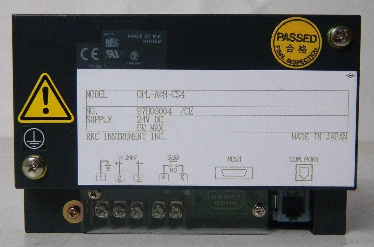 Used RKC Farex OPL-A*N-CS4 SR Mini System Interface Unit, Used