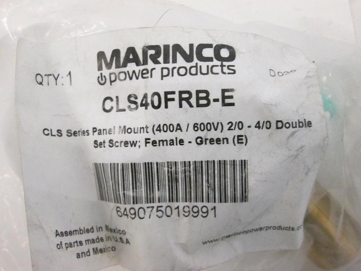 Marinco, Green Female Receptacle, CLS40FRB-E, New, Lot of 2