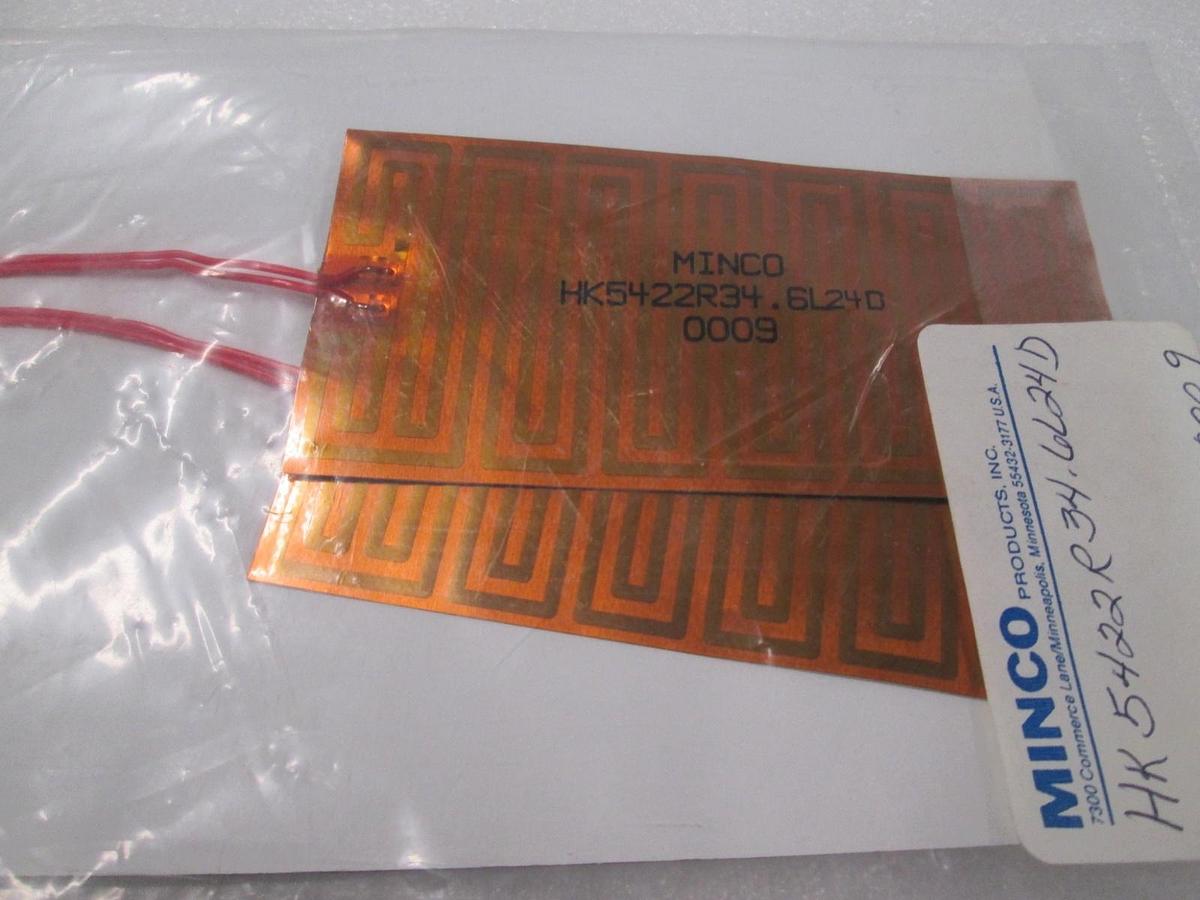 Minco, HK5422R34.6L24D, Polymide, Thermofoil Heeater, New, Lot of 2