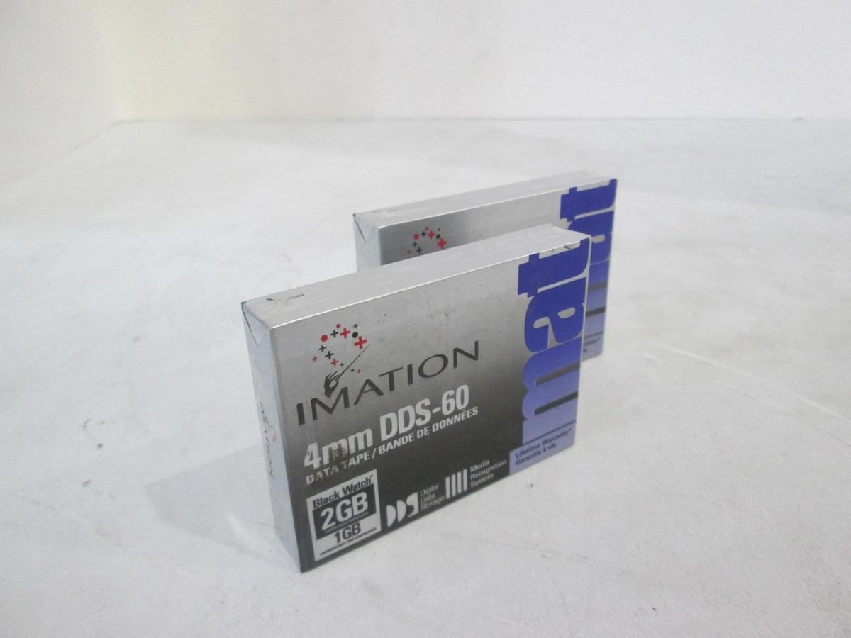 Used Imation, 4mm DDS-60, Data Tape, New, Lot of 2
