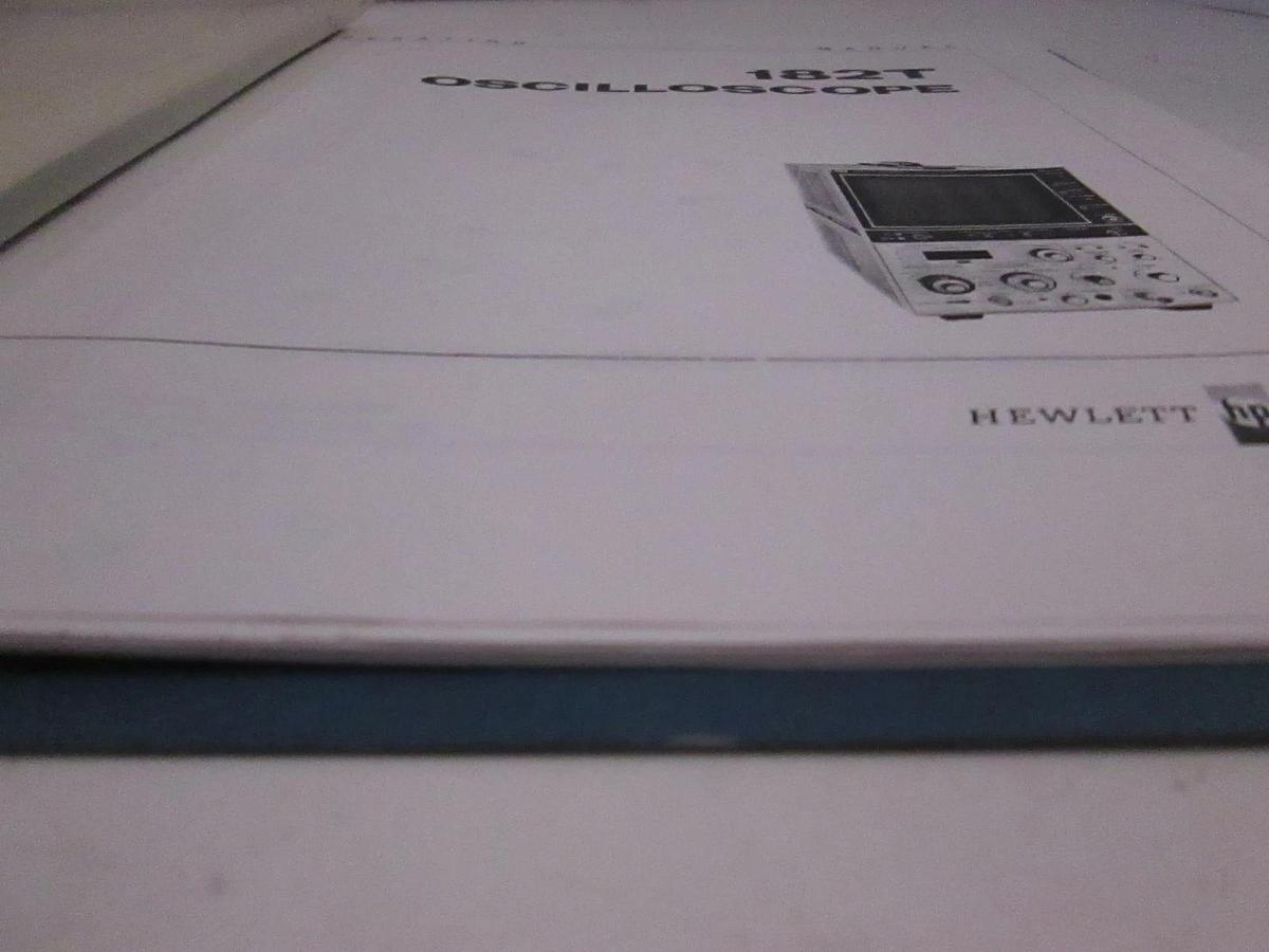 Used HP Model 182T Oscilloscope, Operating Manual, Used