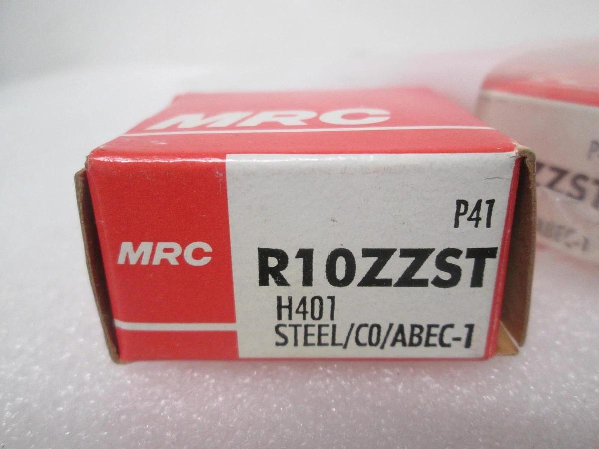 MRC, R10ZZST, Steel Bearing, 201-069, New, Lot of 2