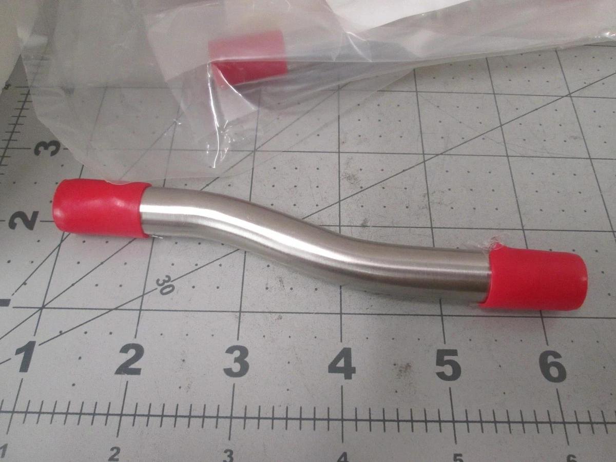 SPT Micro, SS Tube, 1/2" OD x 5" L, 3/8" ID / Slight S Curve, New, Lot of 4