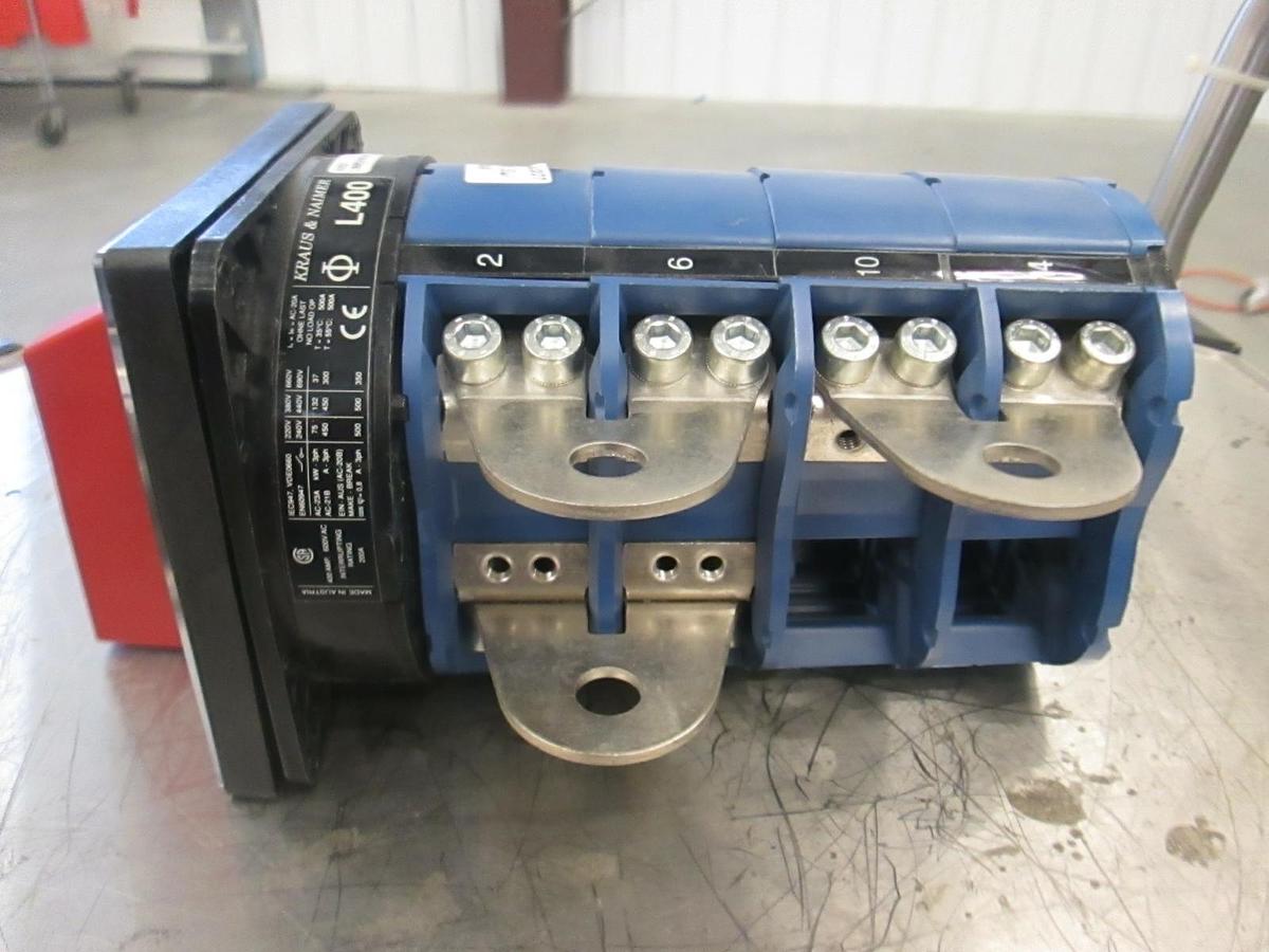 Used Kraus and Naimer L400, Furnace Switch 400A, tested